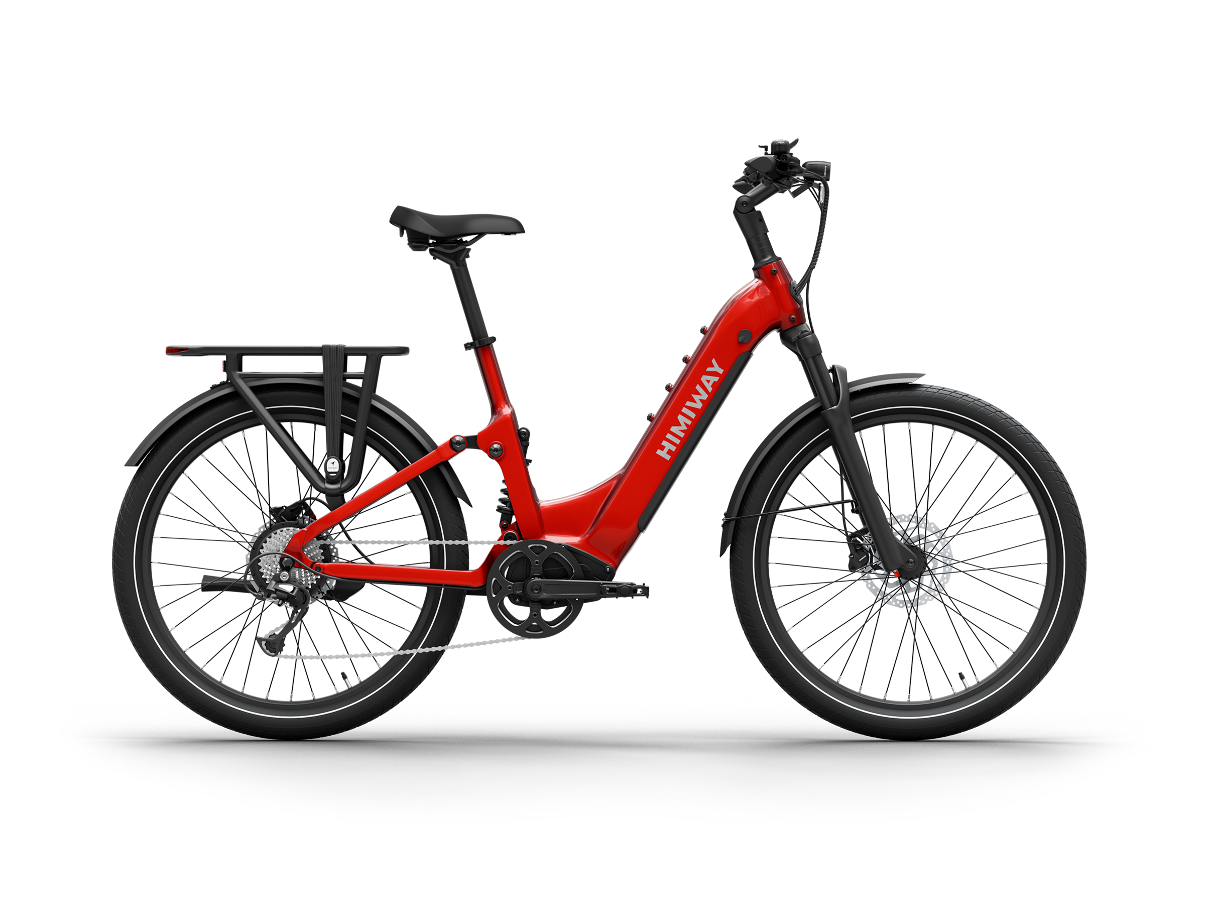 Himiway A7 vélo électrique urbain rouge