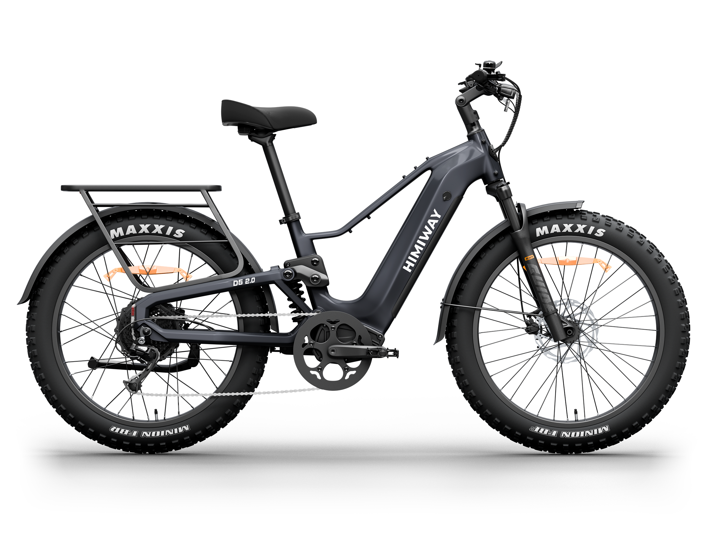 Himiway D5 2.0 fat bike électrique tout-terrain gris anthracite